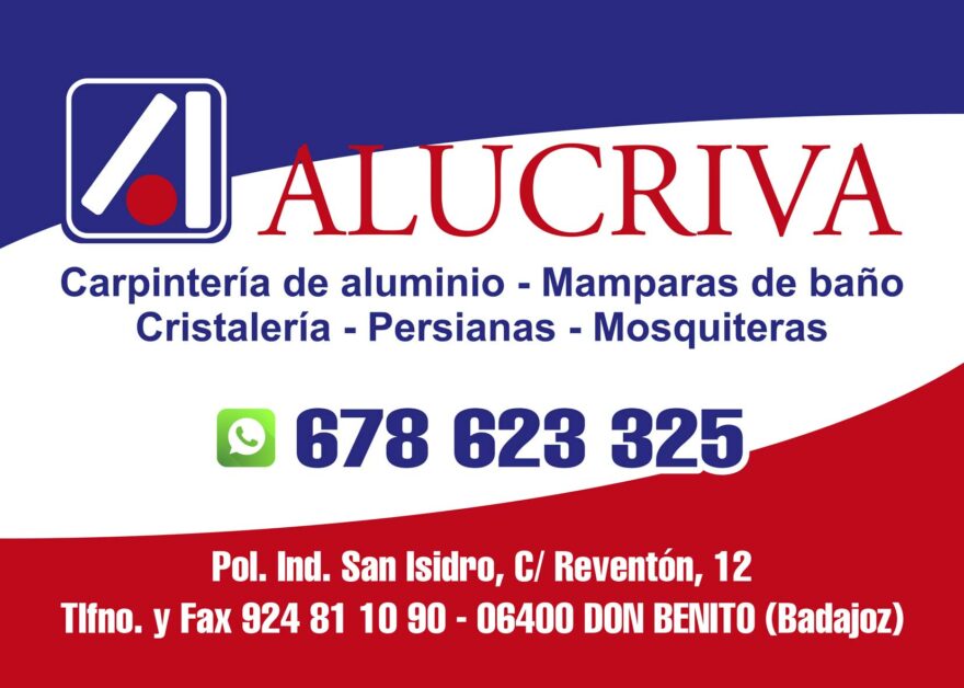 Alucriva – Aluminio Persianas Mosquiteras Negocio En Don Benito