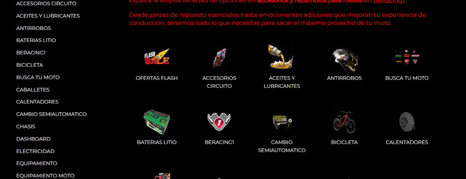 Foto de BeRacing1 | Accesorios y recambios para motos en Manzanares el Real - Imagen 2