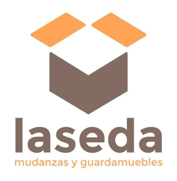 logo mudanzas la seda blanco 1